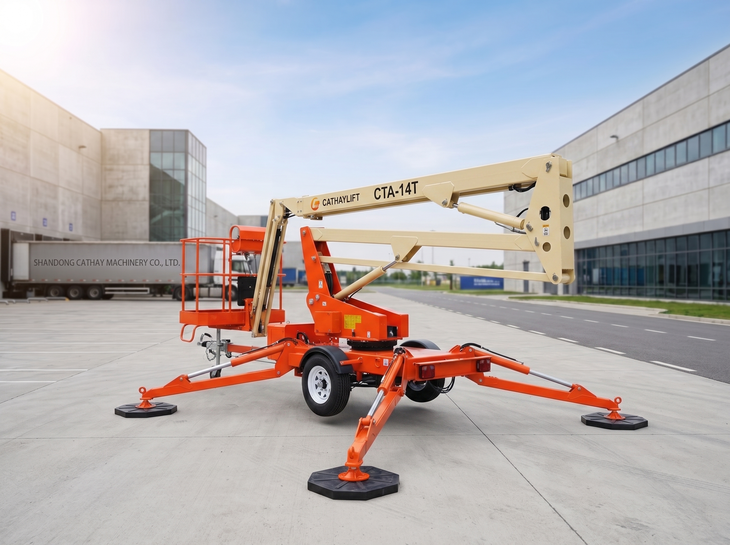 Прицепной подъёмник CATHAYLIFT CTA-14T
