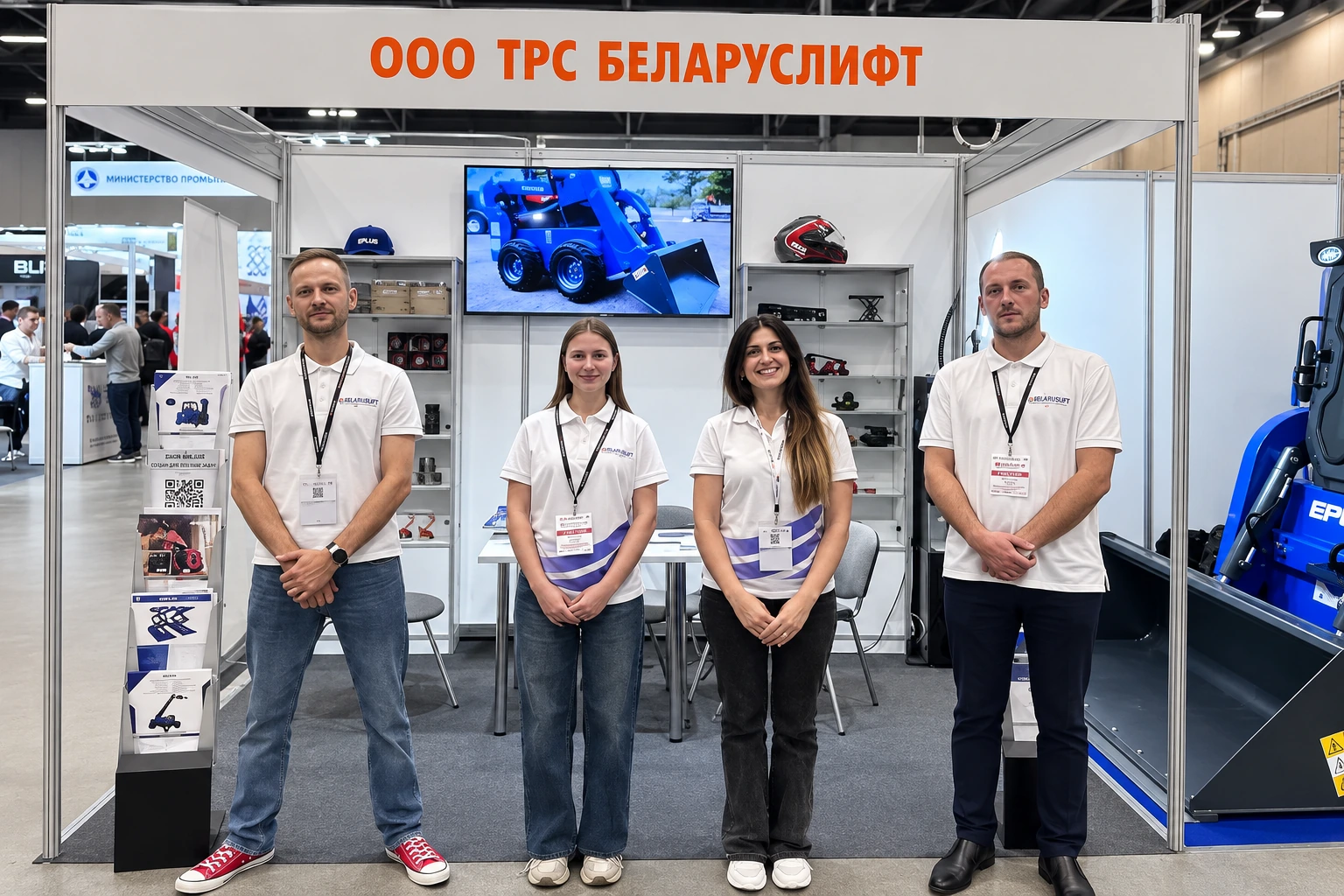 Команда ООО ТРС Беларуслифт на выставке BUDEXPO-2026