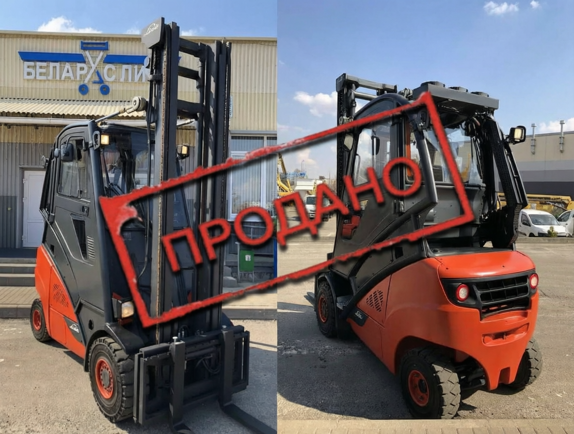 Купить бу погрузчик вилочный дизельный Linde H30D-02 2014г.